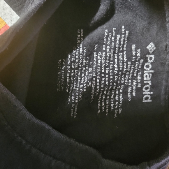 Polaroid Kids Tee with Rainbow Logo - Picture 2 of 4